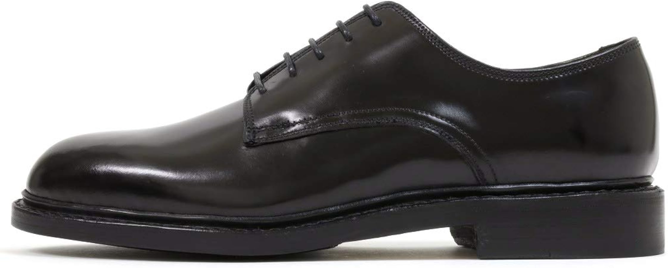 Amazon | [ジャランスリウァヤ] プレーントゥ コードバン ブラック